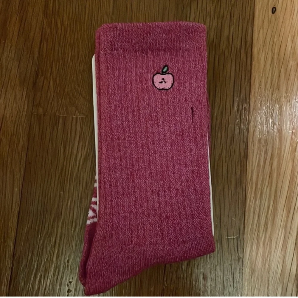 NEW! PINK Knit Socks - Picture 2 of 2